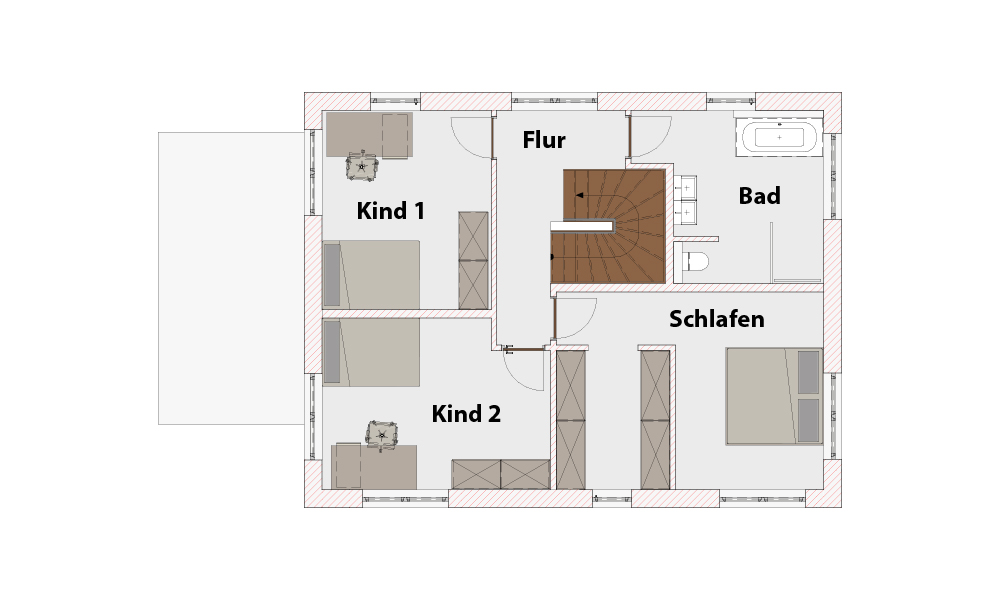 DOMUS Musterhaus Grundriss